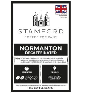 Stamford Coffee Company Normanton Decaffeinated Blend Espresso Beans
